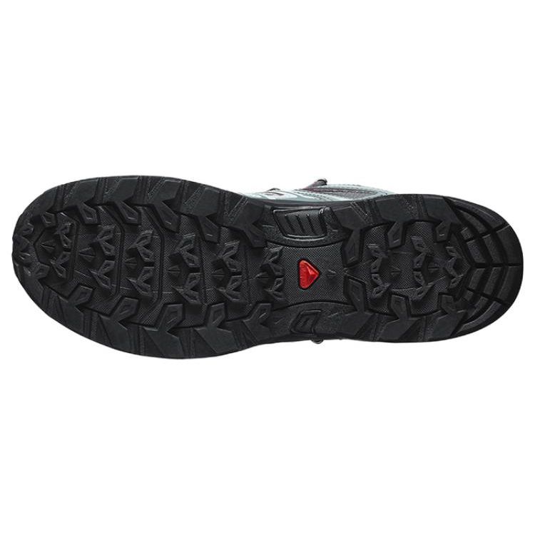 Salomon X Ultra Pioneer Shock Absorbing Slip Resistant Durable Mid Top Outdoor Functional Shoes Women Shoes Ebony 416712