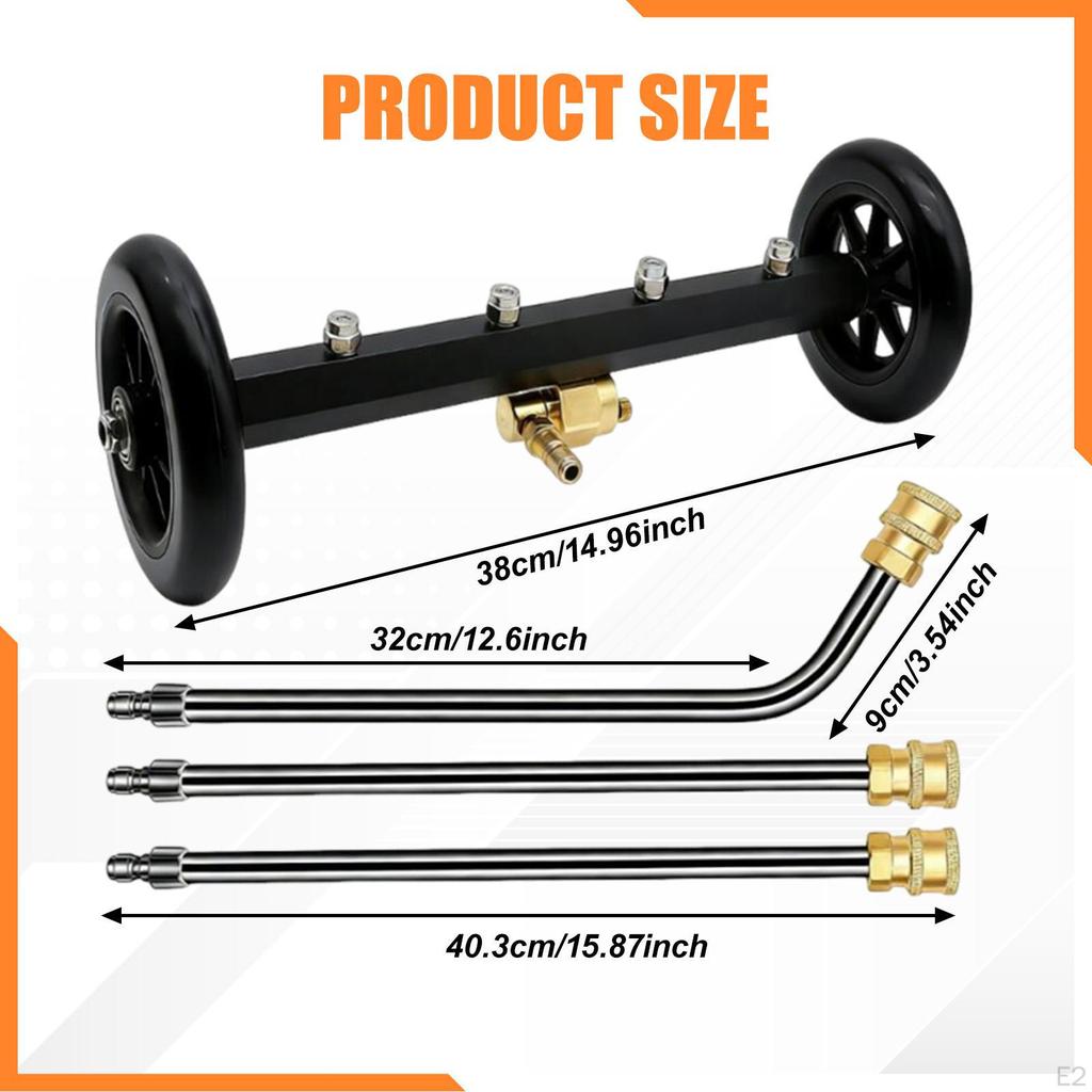 16-inch Multifunctional Universal High Pressure Washer for Chassis