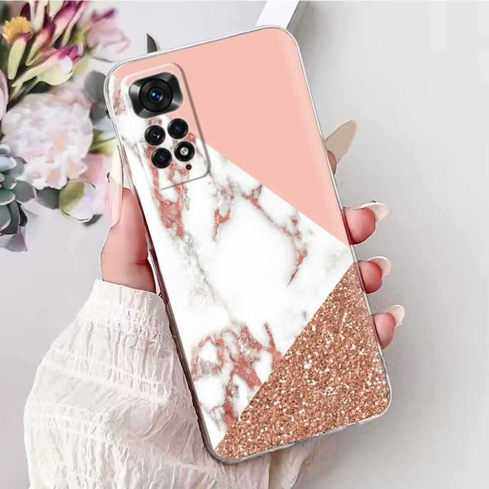 Soft TPU Case For Redmi Note 11 Pro Plus Case Butterfly Painted Phone Silicone Back Cover For Xiomi Redmi Note 11 Note11 Pro 11S