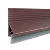 1pc 1m/39.37in Door Seal Strip Silicone Material Brush Design Door Sweep Self Adhesive Dust Blocker Under Door Gap Filler