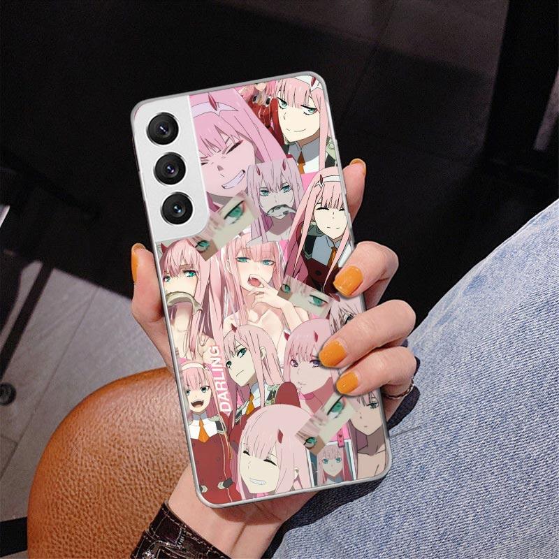 

Darling In The FranXX Anime Phnoe Case for Samsung Galaxy S26 S25 Edge S23 S24 Ultra S22 Plus S21 S20 FE Unique Cover Soft Coque Samsung S21 Ultra