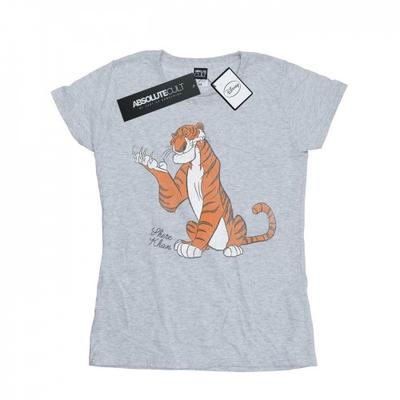 Womens/Ladies The Jungle Book Classic Shere Khan Cotton T-Shirt