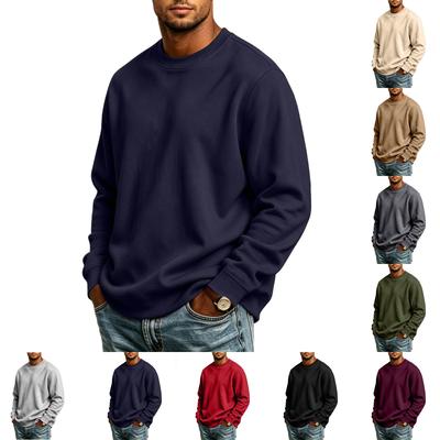 Herren-Sweatshirt mit Farbkragendesign für den lässigen Alltagsgebrauch