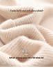 Autumn/Winter Wool Round Neck Asymmetrical Button Cardigan - Women's Loose Solid Color Cashmere Knitwear