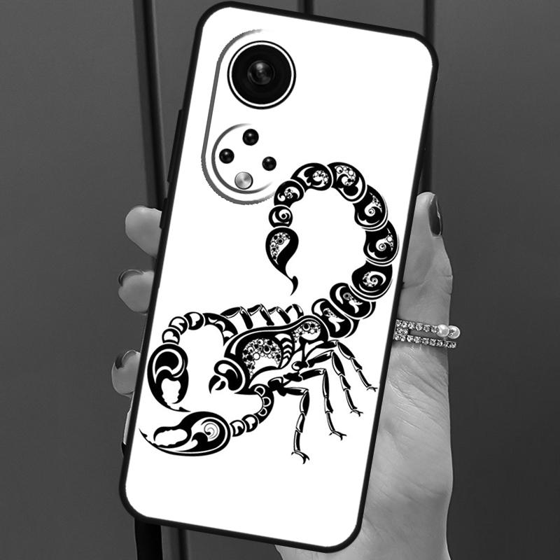 Scorpion For Huawei P20 P30 P40 Lite Pro P Smart 2019 Nova 9 5T Phone Case For Honor 50 8X 9X 10i
