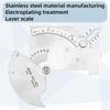ABUL-7 Piece Gauge Kit Fillet Weld Gauge Gage Set Single Weld Gauge Stainless Steel Bridge Cam Gauge Kit