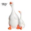 Small Decorative Figures for Indoor Landscaping Double Duck Figurine, Resin Micro Landscape Ornaments, Waterproof Miniature Animal Statues Outdoor