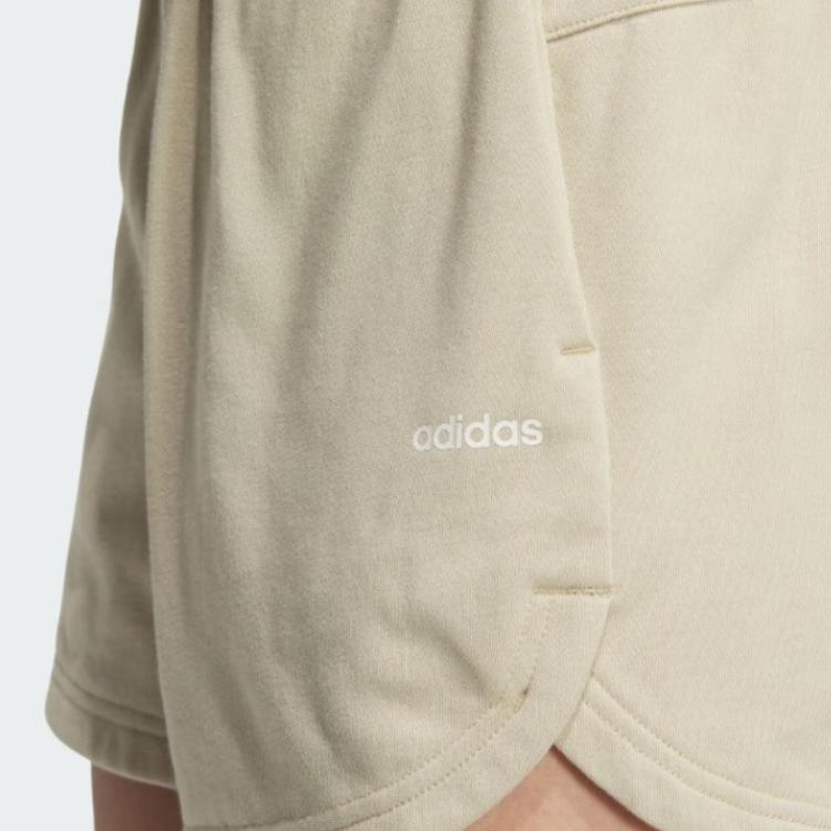 Adidas Solid Color Comfortable Sports Casual Shorts Women Shorts Prairie-Brown JE3578