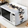 Printed Microwave Oven Dust Cover Floral Dust Protector Mat Microwave Cover  Kitchen Appliance