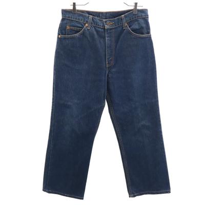 90s 605 Orange Tab Old Denim Pants W34 Indigo Blue Jeans Men's Used
