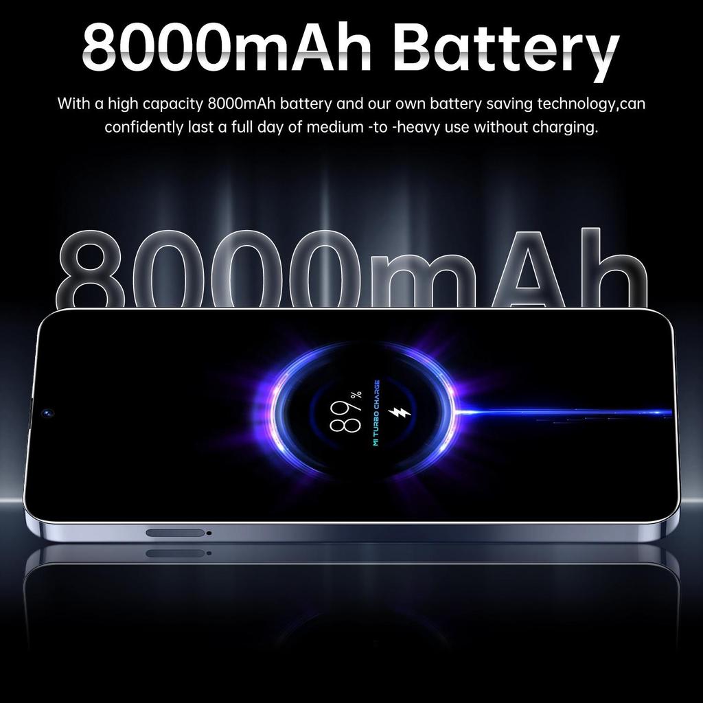 Top-Selling S12 Plus 7.3-Inch Android Mobile Phone, 16GB+1TB Storage