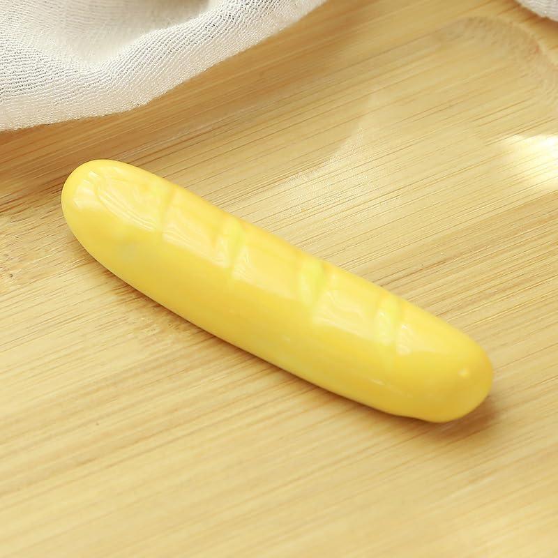 4-Piece Cute Ceramic Chopstick Rests, Stylish Tableware for Utensils, Gift (Bread)