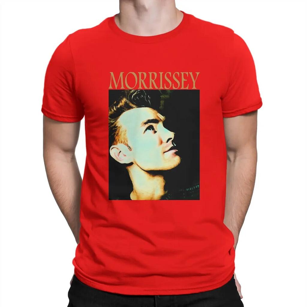 Morrissey 80s 90s Unisex TShirt The Smiths O Neck Tops Fabric T Shirt Humor High Quality Birthday Gifts