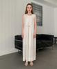 Baseukala Shirring Stone Sleeveless Long Dress (3Colors)