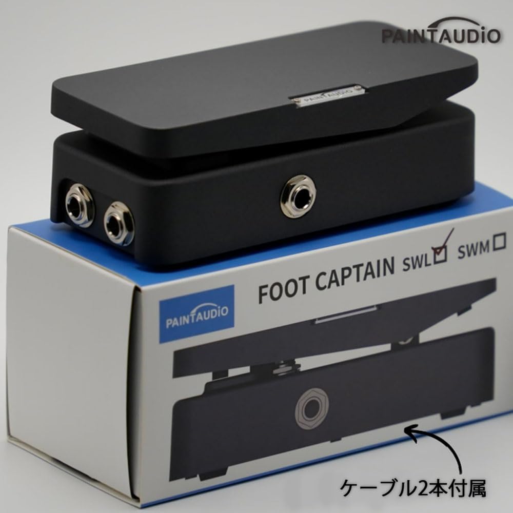 PAINTAUDIO FOOT CAPTAIN SWL Expression Pedal, External Pedal, Extension Pedal Tip and Ring Output Support Additional Latching Switch Signal Output