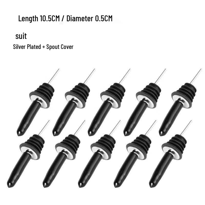 Stainless Steel Bartending Pourer & Bottle Stopper