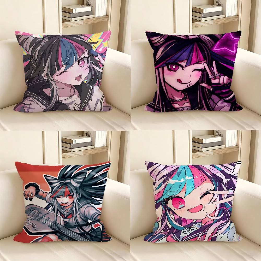 1pc M-Mioda Ibuki Pillow Case Fashion Square Pillowcase Bedroom Sofa Room Ins Decoration Leisure