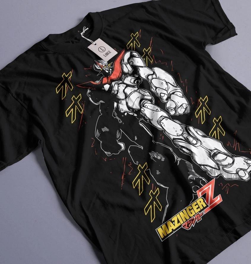 Tshirt MAZINGER Z RARE logo brod Unisexga anime transzor super robot S