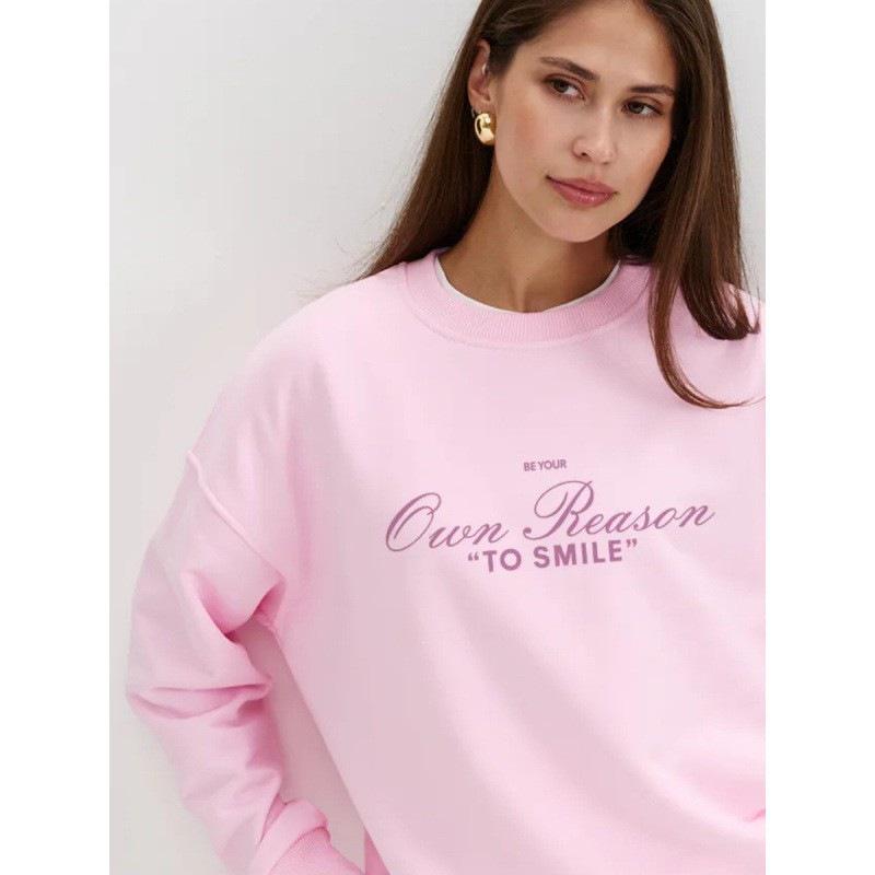 2025 A/W European & American Style Thick Printed Casual Round Neck Sweatshirt - Versatile & Comfy Meat-Covering Top