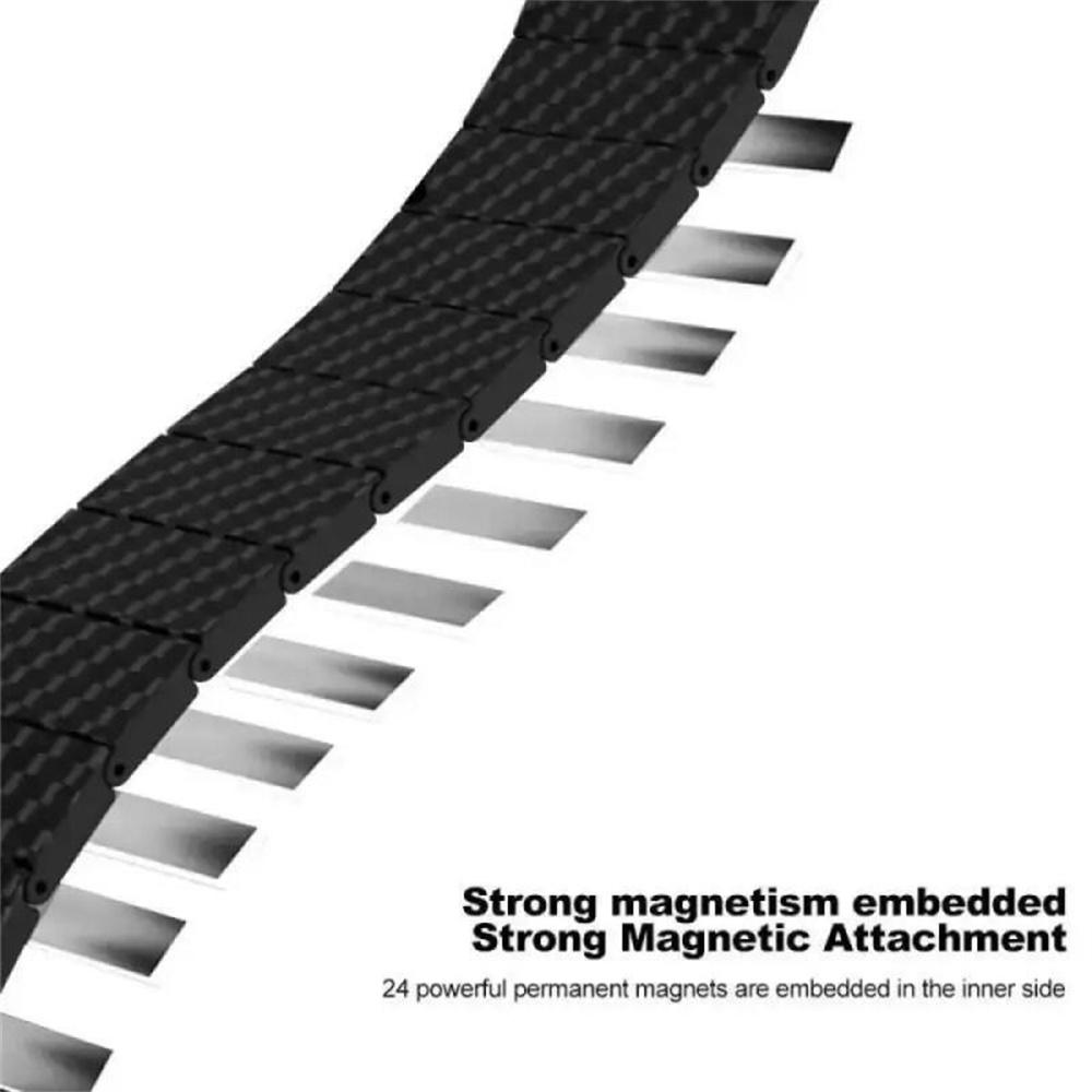 For Huawei Watch Fit 2 Carbon Fiber Watch Band Magnetic Wrist Strap