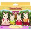 Famille Lapin Chocolat - SYLVANIAN FAMILIES - 5655 - Articulée et Habillée - A partir de 3 ans