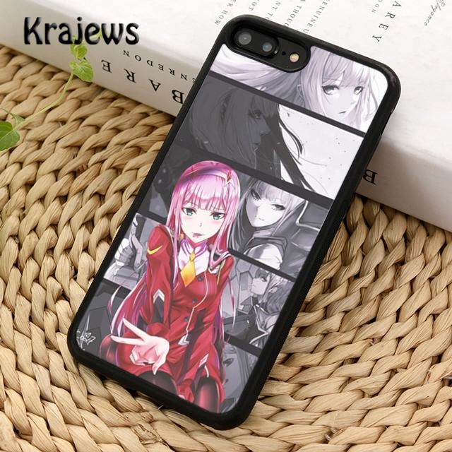 Krajews Zero Two Darling In the FranXX Anime Phone Case Cover For iPhone 14 SE 6 7 8 Plus XR XS 11 12 13 Pro Max Samsung S21 S22