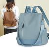 Schoolbag Soft Leather Backpack Women's 1011 New Trend Woven Bag Fashion Light School Bag Simple Versatile Travel Back
