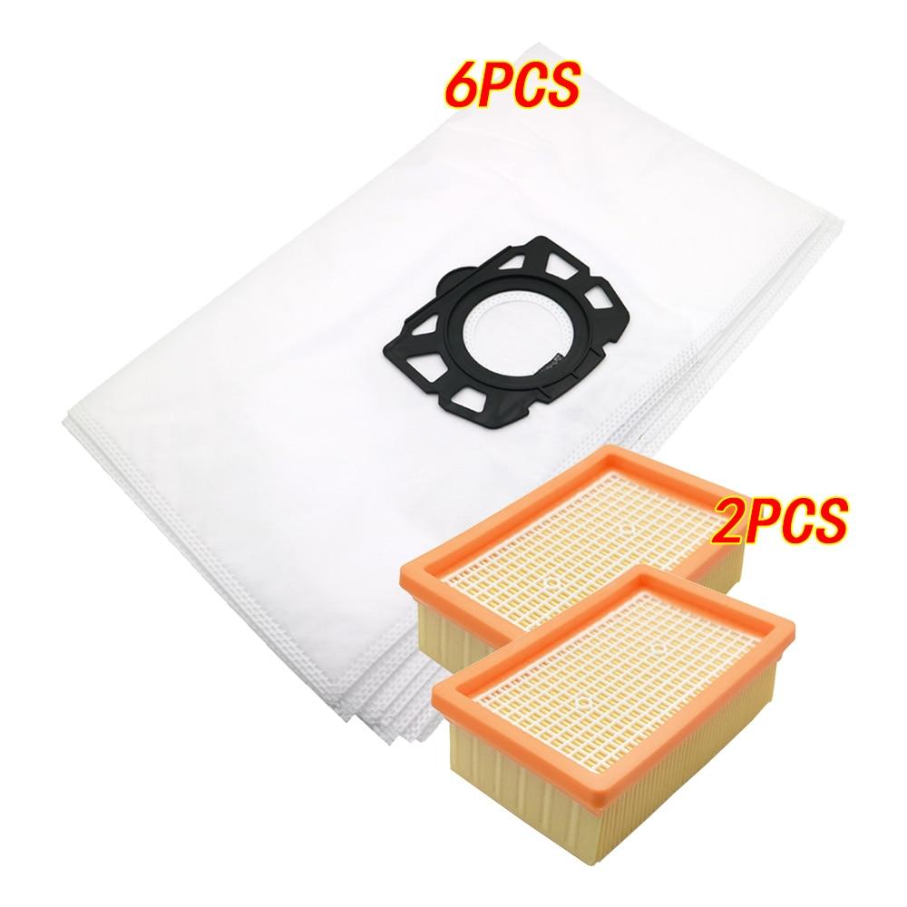 HEPA Filter Dust Bags for Karcher MV4 MV5 MV6 WD4 WD5 WD6 WD4000 to WD5999 #2.863-006.0 Replacement Parts