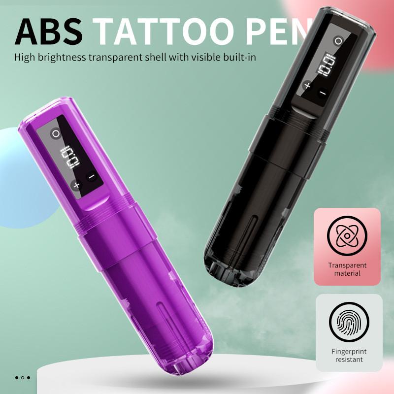 Wireless Rechargeable Tattoo Pen Cutting Line Fogging Integrated Tattoo Machine LED Display Screen Tattoo Equipment