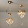 Retro Crystal Chandelier - Luxurious Eye-Protection Lamp for Bedroom, Cloakroom, or Corridor