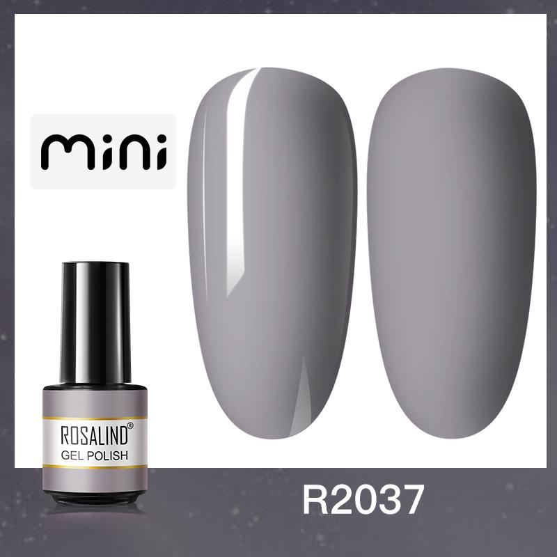 ROSALIND Mini Nail Gel Polish Hybrid Gel Polish UV Gel Manicure Soak Off Nail Art Base Top Coat