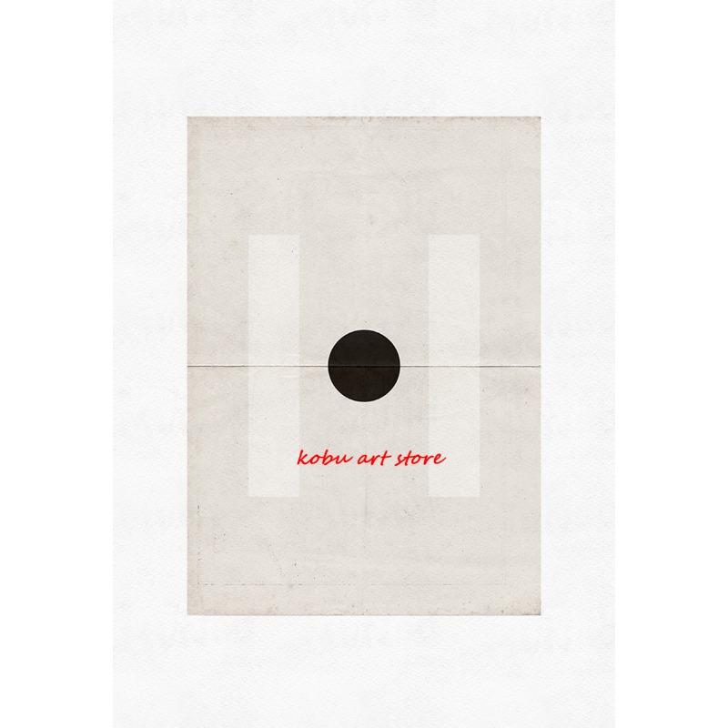 Abstract Zen Poster Black White Art Prints Canvas Painting Square Round Minimalist Japandi Wall Art Picture for Room Home Decor
