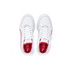 Puma Caven Dime White High Risk Red Unisex Sneakers Silver 384953-07