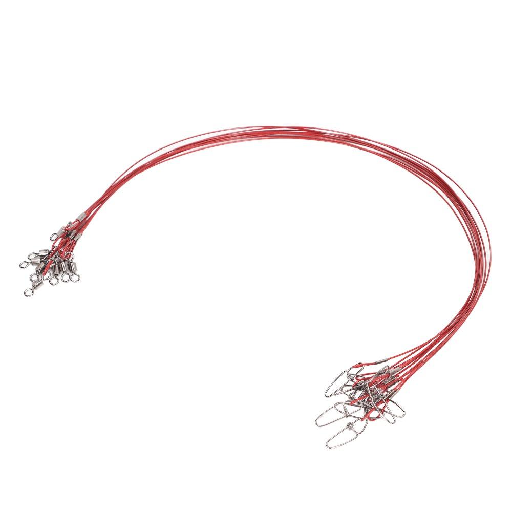 30PCS Anti Bite Fishing Wire Rigs Leaders Heavy Duty Fishing Wire Leaders  Lures Rig