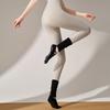 Ballet Style MidCalf Strappy ToeSeparation Pilates Breathable Comfort AntiSlip Grip Custom Logo Pink Yoga Socks for Woman
