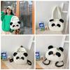 Animal Students School Bag Plush Cartoon Messaage Bag Adjustable Panda Backpack  Travel