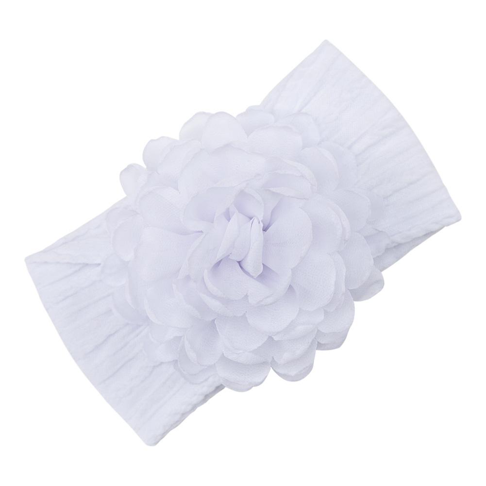 Chiffon Flower Nylon Baby Headbands Children's Hair Bands Infant Soft High Elastic Headdress Solid Boys Girls Hair Accessories