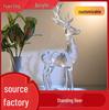 Nordic Transparent Crystal Reindeer Ornament - Christmas Decoration Handicraft