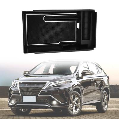 Car Central Console Armrest Storage Box Holder Interior Organizer Glove Tray Insert for Toyota Harrier 2019 2020