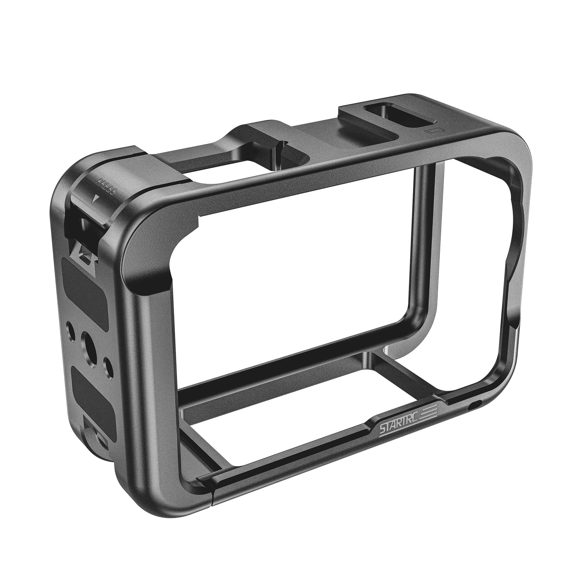 Metal Rabbit Cage for DJI Osmo Action 6 Magnetic Protective Frame with Cold Shoe Mount For DJI Osmo Action 6 Camera Accessories