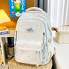 Schoolbag female college student class commute backpack large capacity high value junior high school high school student schoolbag sweet star backpack