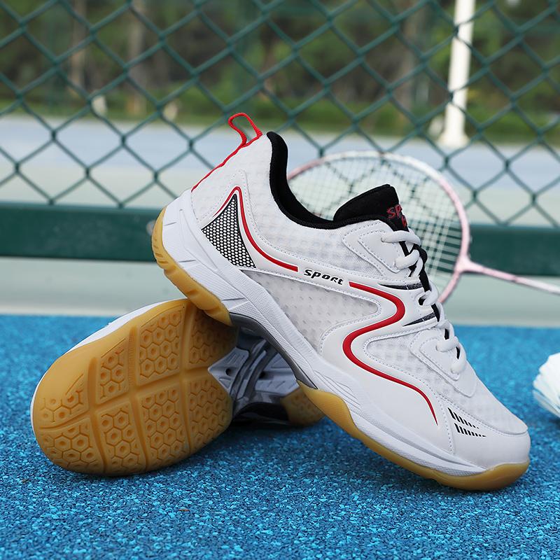 Men's Mesh Breathability Ultra -lightweight Badminton Shoes Tennis Shoes Golf Men's Table Tennis Shoes