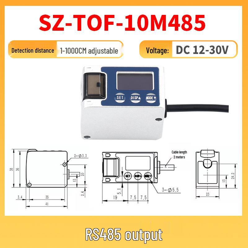 Adjustable TOF Laser Rangefinder and Long-Distance Detection Photoelectric Sensor Switch
