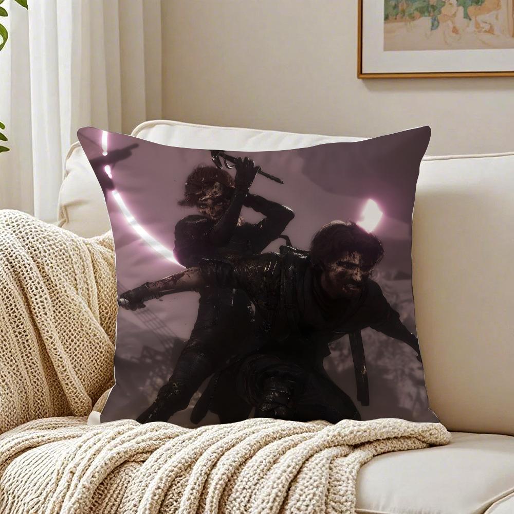game exploratory CClair OObscur EExpedition 33 Cushion Cover Pillowcase Antidustmite living Room Sofa Decor Cushion Room