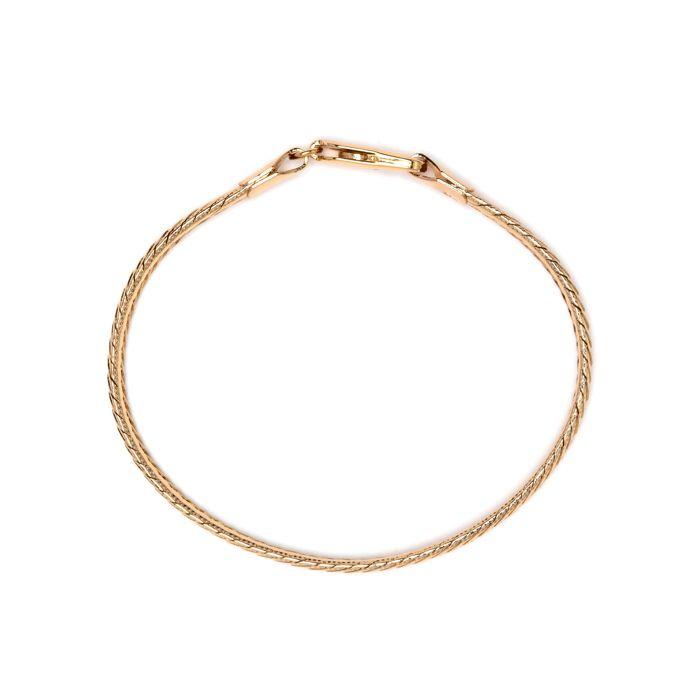 Armband - LUXENTER - Tifei - Sterlingsilber 925 - 18 Karat Gelbgold plattiert - Graviert
