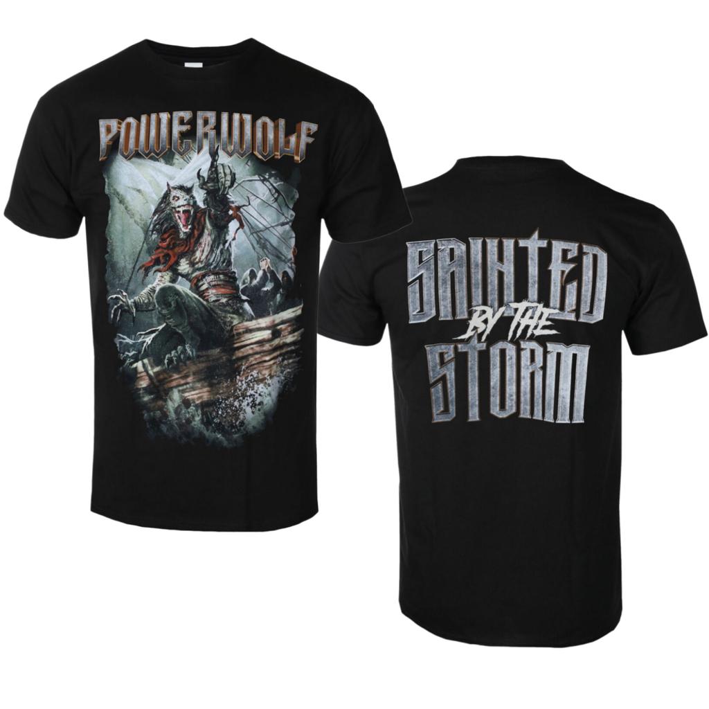 Powerwolf We Drink Your Blood Potisknuté Tričko Styl Power Metalové Kapely Každodenní Tričko Vhodné Pro Unisex