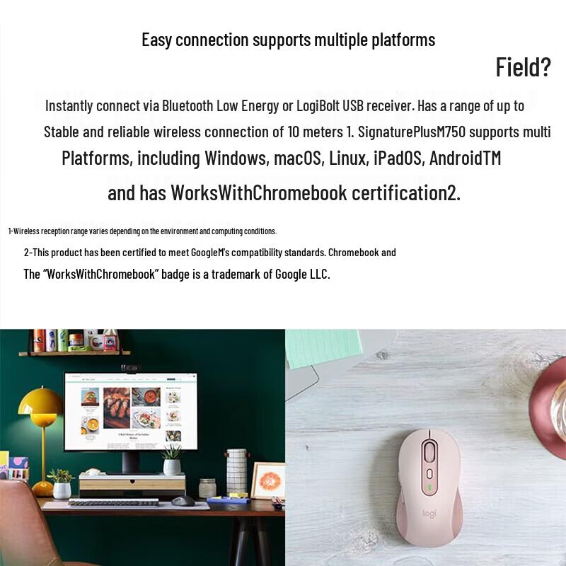 Logitech M750M Universal Wireless Silent Mouse