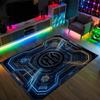 Borussia Dortmund Design Crystal Velvet Carpet Cozy Non?Slip Printed Rug For Bedroom Living Room Entrance