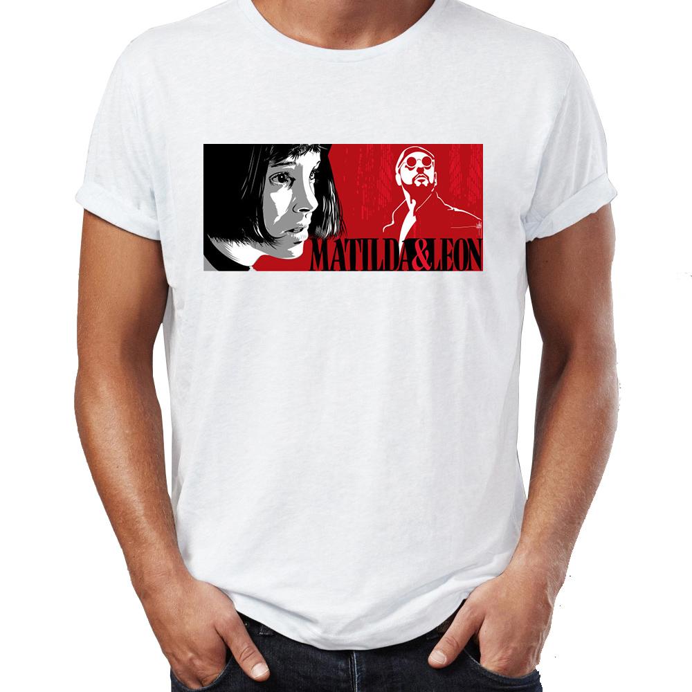 

Summer Mens Tshirt Leon The Professional Matilda And Groot Funny Awesome Tshirt Hip Hop Tees Tops Harajuku Streetwear 4XL