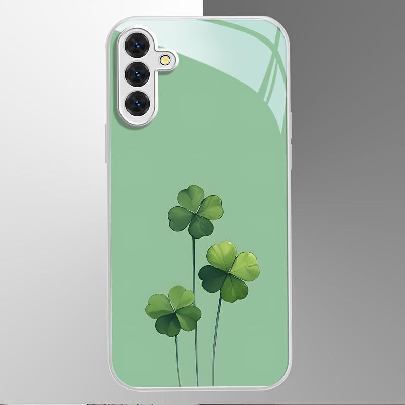 

Fashionable and versatile silver glass phone case suitable for Samsung Galaxy S26 S25 S24 S22 S21 S20 FE/Ultra/Plus5G anti drop Galaxy S22 plus 5G